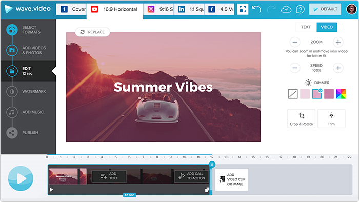 Wave.video Wave.video - Software zum Erstellen von Erklärvideos